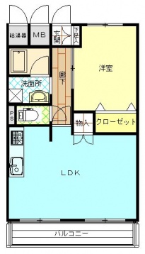 １ＬＤＫ：４４．５５㎡