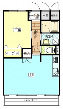 １ＬＤＫ：４４．５５㎡