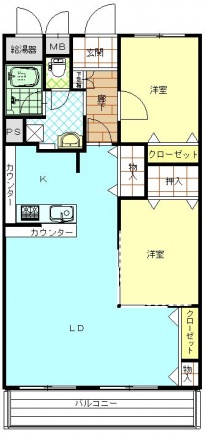 ２LDK：６９.３０㎡
